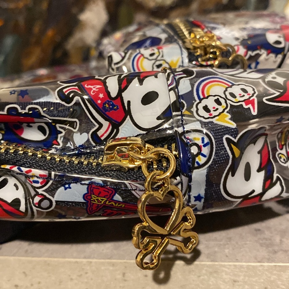 Tokidoki Atlanta Braves Clear Mini Backpack - Picture 6 of 6